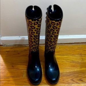 Coach Tristee Cheetah Rainboots